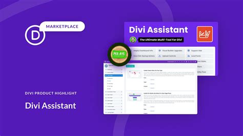 Divi Product Highlight: Divi Assistant .